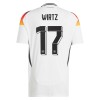 Officiële Voetbalshirt Duitsland Wirtz 17 Thuis EK 2024 - Heren